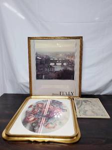 Three Framed Pieces of Art