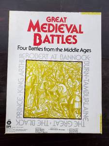 Four Great Medieval Battles Board Game