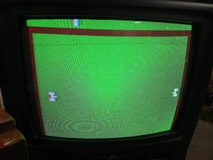 Atari Video Computer System With Three Controllers And Four Cartridges