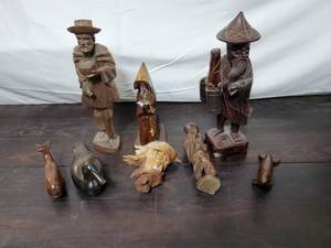 Collection of Wooden Figurines