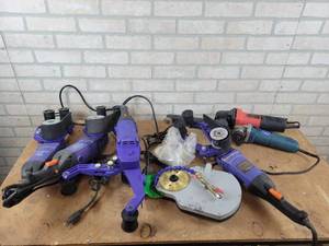 (4) Roxx Tools Pipe Polishers, (1) Roxx Tools Fillet Grinder and More