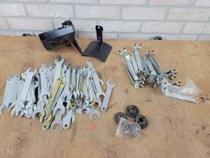 Large lot of Assorted Power tool Wrenches and More