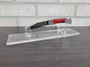 Hand Crafted Damascus Folding Clip Pocket Knife - 3.125 Blade - Includes Leather Sheath