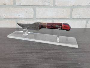 Hand Crafted Damascus Persian Knife - 3.875 Blade - Includes Sheath