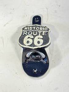 lot 36 image: Route 66 Cast Iron Bottle Opener