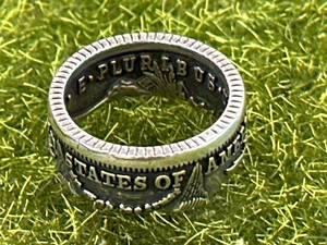 lot 84 image: Mens Coin Ring Size 11