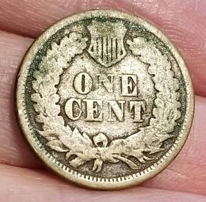 1861 INDIAN HEAD CENT COPPER NICKEL VARIETY