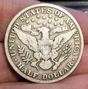 1898 US BARBER HALF DOLLAR