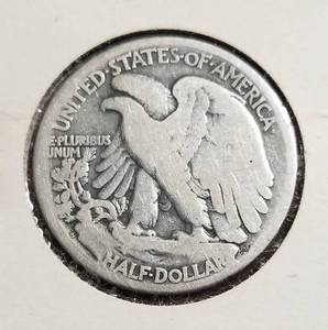 1927-S WALKING LIBERTY HALF DOLLAR