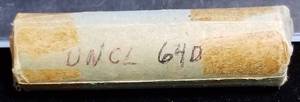BU ROLL OF 1964 ROOSEVELT DIMES 50 COINS UNCIRCULATED