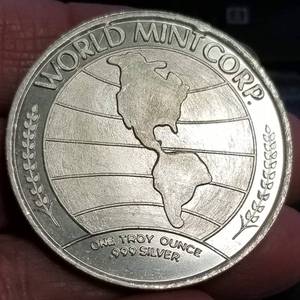 1 TROY OZ .999 FINE SILVER VINTAGE 1973 SILVERADO ROUND