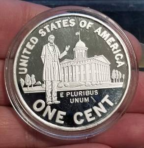 1 TROY OZ .999 FINE SILVER US CENT DESIGN IN AIRTITE