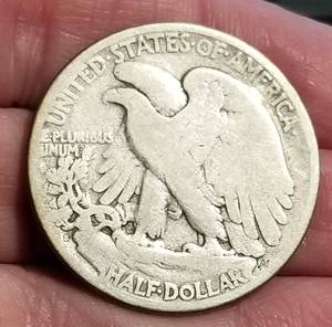 1923-S US WALKING LIBERTY HALF DOLLAR