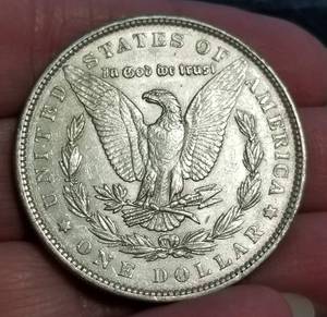 1886 US MORGAN SILVER DOLLAR