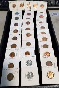 GROUP OF 33 US WHEAT CENTS MOSTLY 40�S