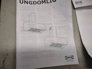 Ikea Range Hood, Model 504.621.40...