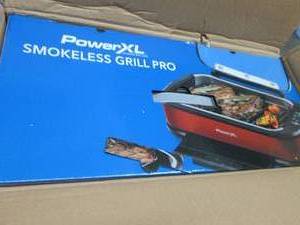 PowerXL Smokeless Grill Pro - Red o...
