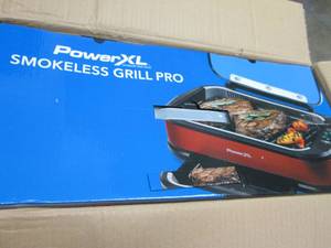 PowerXL Smokeless Grill Pro - Red o...