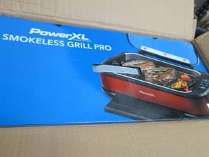 PowerXL Smokeless Grill Pro - Red o...