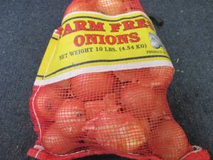 10 lbs Farm Fresh Onions...