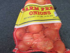 10 lbs Farm Fresh Onions...