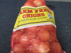 10 lbs Farm Fresh Onions...
