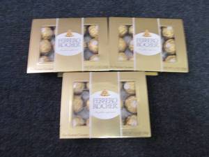 3- 5.3 oz Boxes Ferrero Rocher Choc...