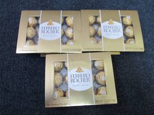 3- 5.3 oz Boxes Ferrero Rocher Choc...