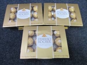 3- 5.3 oz Boxes Ferrero Rocher Choc...