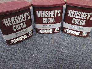3- 8 oz Hersheys Cocoa...
