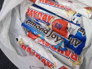 12 Almond Joy & Payday Bars...