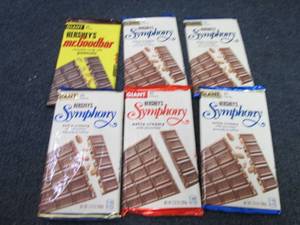 6 Giant Hersheys Bars...