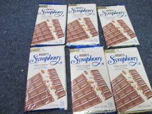 6 Giant 7.37 oz Hersheys Symphony ...