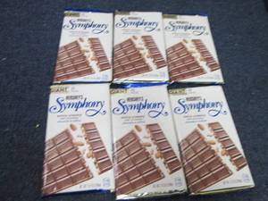 6 Giant 7.37 oz Hersheys Symphony ...