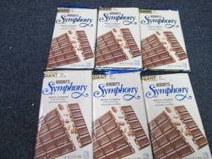 6 Giant 7.37 oz Hersheys Symphony ...