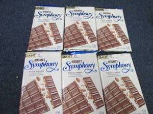 6 Giant 7.37 oz Hersheys Symphony ...