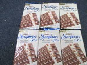 6 Giant 7.37 oz Hersheys Symphony ...