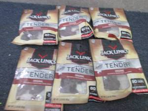 6- 3.25 oz  Bags Jack Links Extra T...