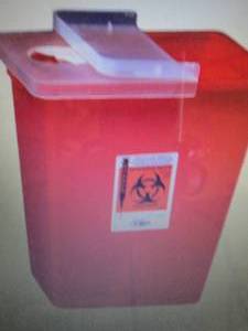 Case of 5 -18 Gallon Red SharpSafet...
