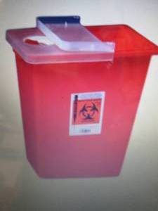 Case of 5 -18 Gallon Red SharpSafet...
