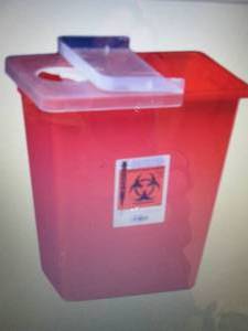 Case of 5 -18 Gallon Red SharpSafet...