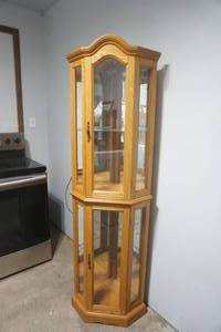display corner cabinet