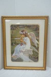 little girl angel picture