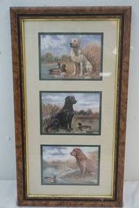 trio of labs print