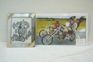 peter Fonda , Jack Nicelson, Dennis hopper on cycles picture