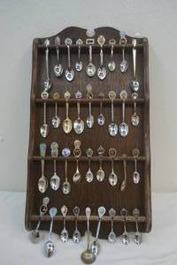 souvenir spoon display rack