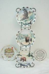 plates with plate rack