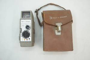 vintage bell and Howell movie camera