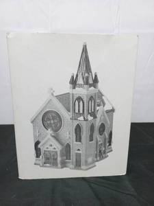 The Original Snow Village Pont Olivet Church