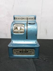 Uncle Sams 3-Coin Register Bank By Durable Toy And Novelty Co. Inc.